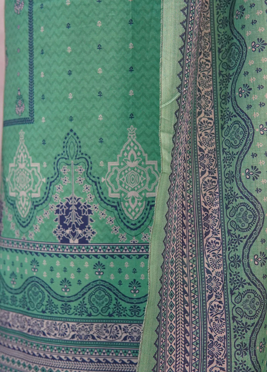 Bin Saeed Printed Suit Unstitched 3 Piece BN24F D-722 - Summer Collection