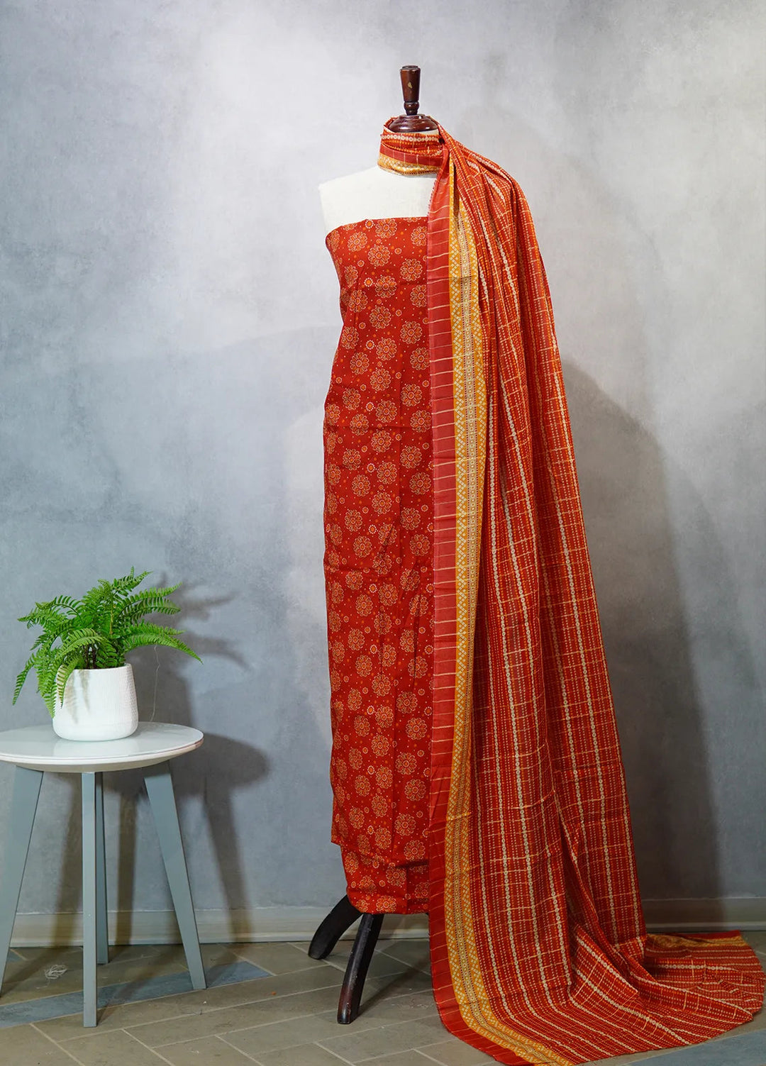 Bin Saeed Printed Suit Unstitched 3 Piece D-41 - Fall Collection