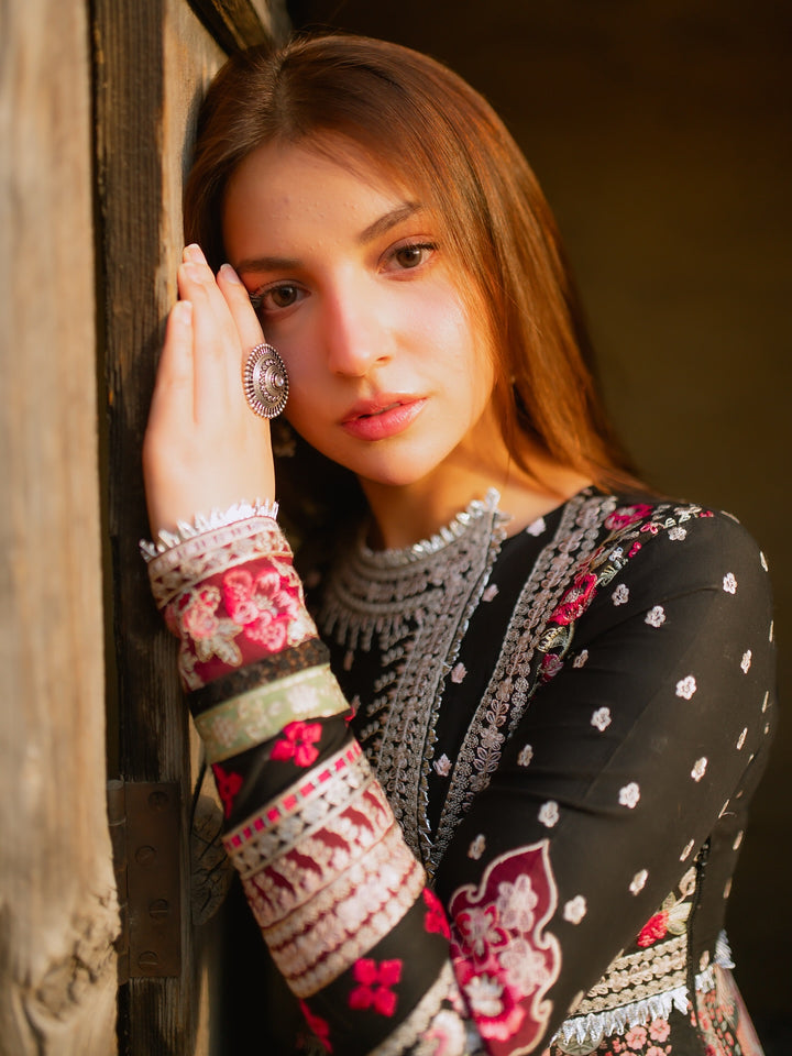 Mashriq by Bin Ilyas Unstitched Embroidered Lawn 3 Piece Suit BI26UML D115B - Festive Collection