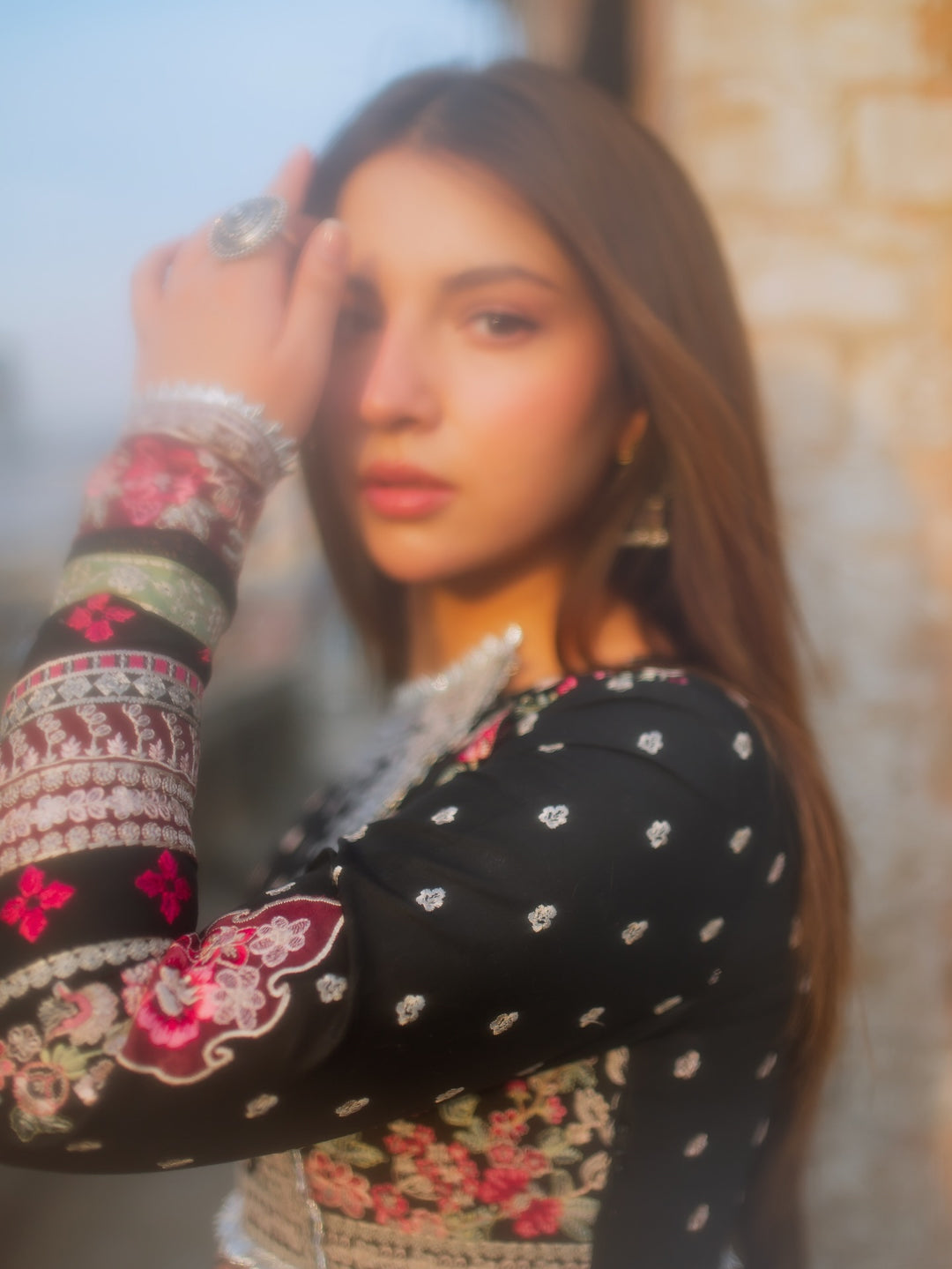 Mashriq by Bin Ilyas Unstitched Embroidered Lawn 3 Piece Suit BI26UML D115B - Festive Collection