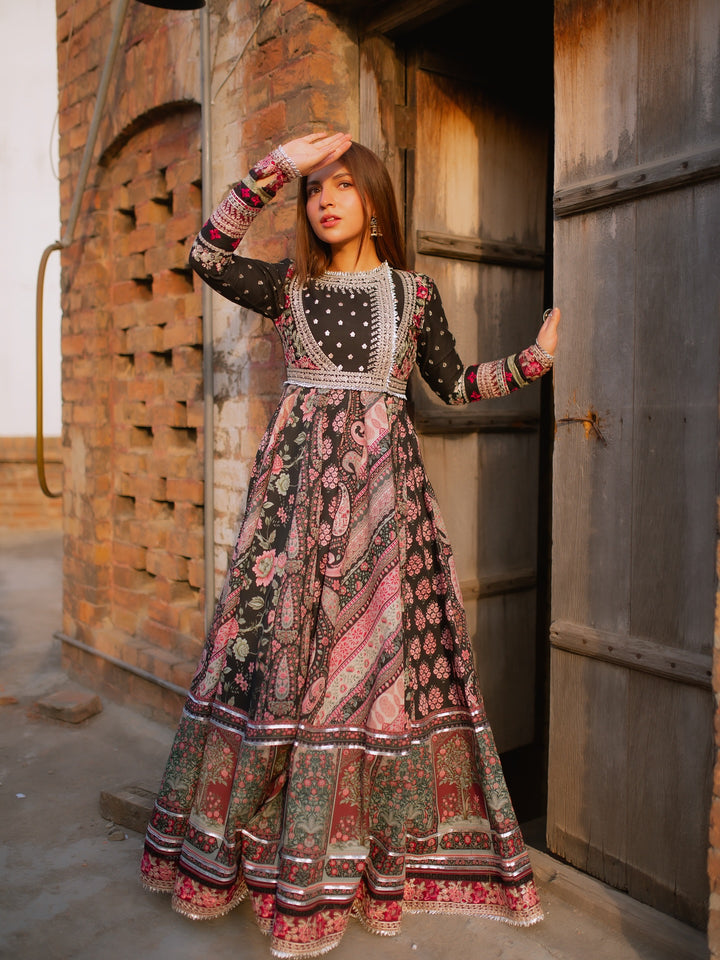 Mashriq by Bin Ilyas Unstitched Embroidered Lawn 3 Piece Suit BI26UML D115B - Festive Collection