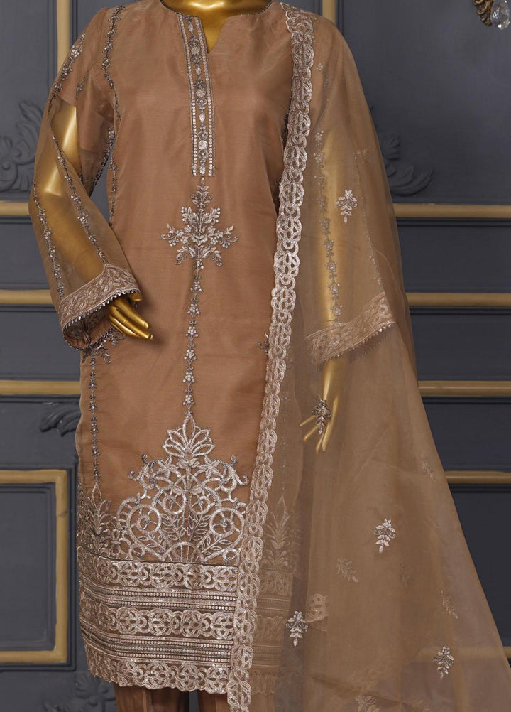 Bint-al-Bilaad Pret  Organza 3 Piece Suit BAB23PF 2023 (Skin)