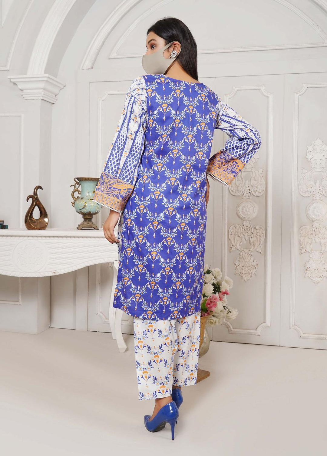 Bint-al-Bilaad Casual Pret Printed Lawn 2 Piece Suit BAB23SL 3024