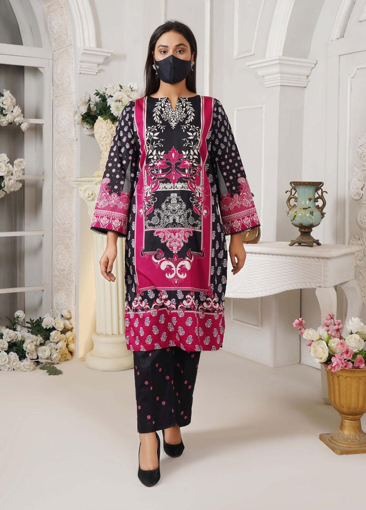 Bint-al-Bilaad Casual Pret Printed Lawn 2 Piece Suit BAB23SL 3025