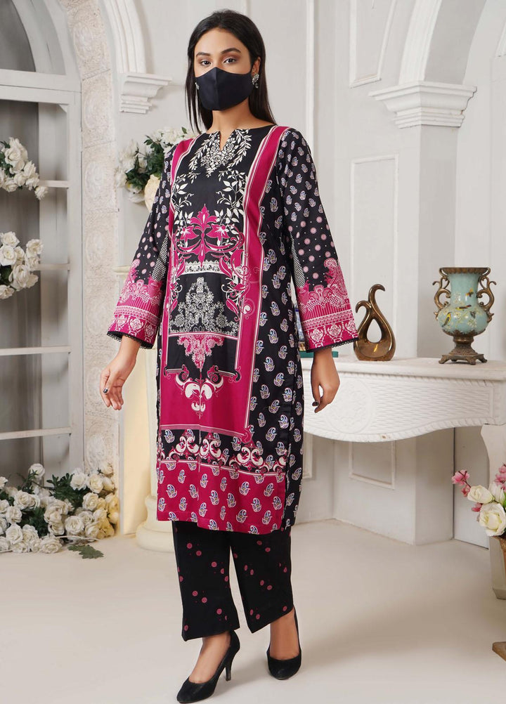 Bint-al-Bilaad Casual Pret Printed Lawn 2 Piece Suit BAB23SL 3025