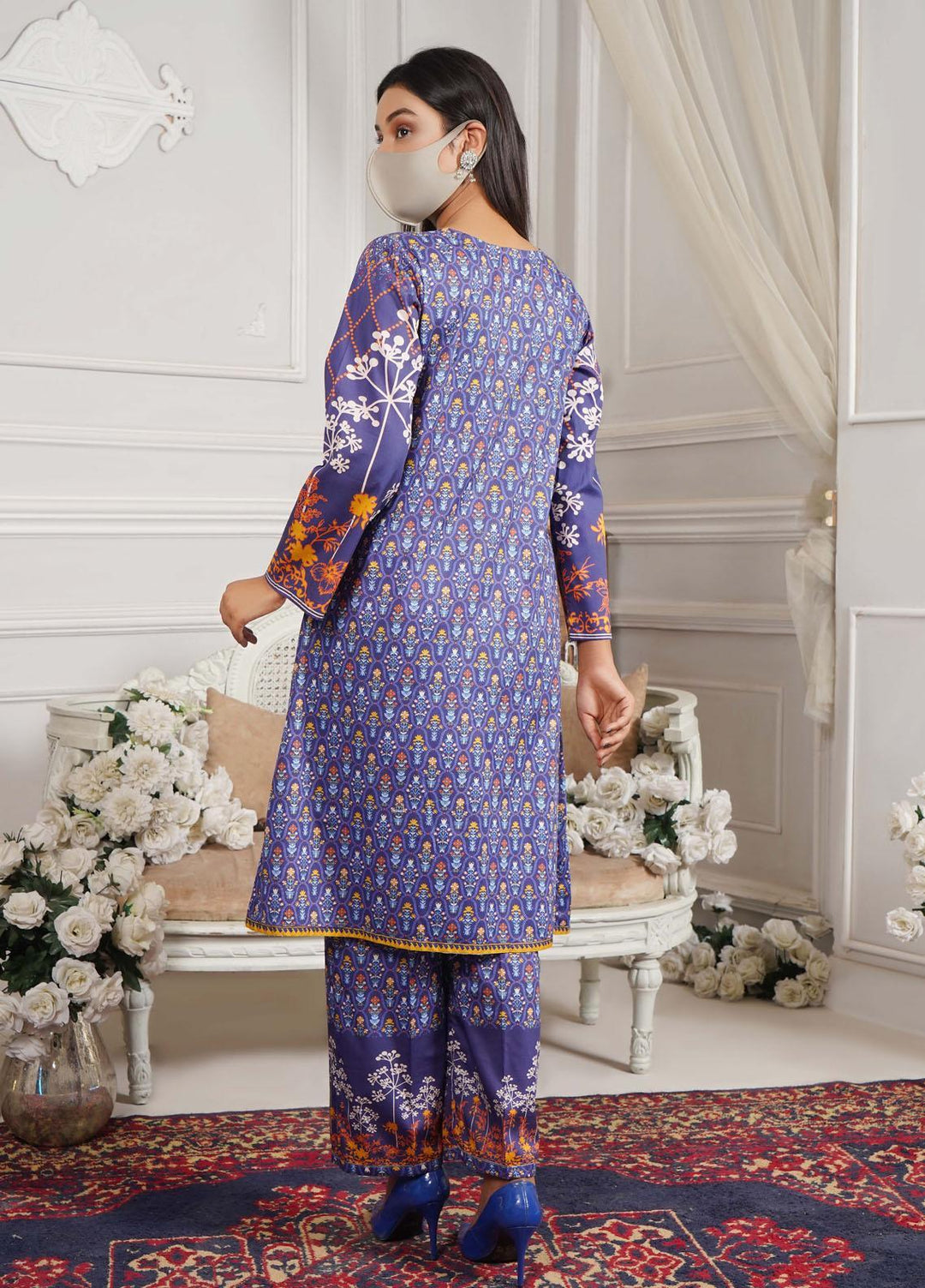 Bint-al-Bilaad Casual Pret Printed Lawn 2 Piece Suit BAB23SL 3026