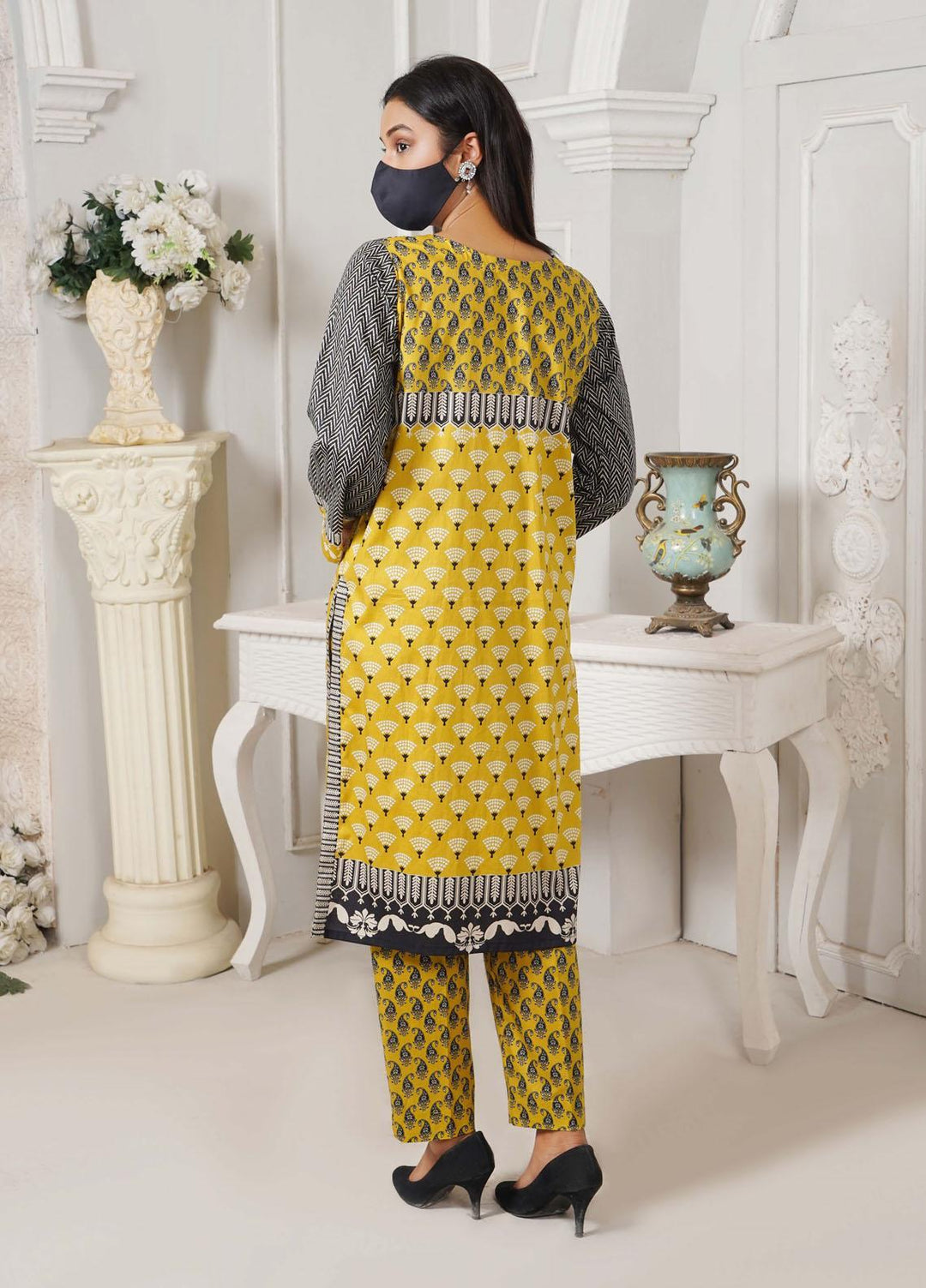Bint-al-Bilaad Casual Pret Printed Lawn 2 Piece Suit BAB23SL 3030