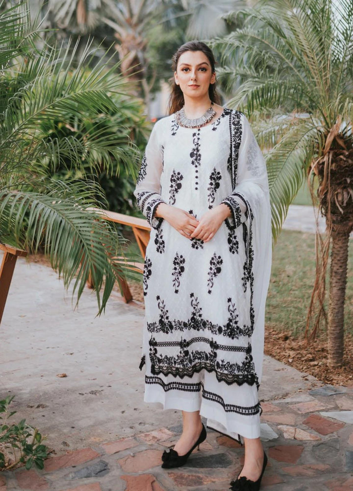 Farhat Inam Khan Pret  Cotton Net 2 Piece FIK22BW FIK-007