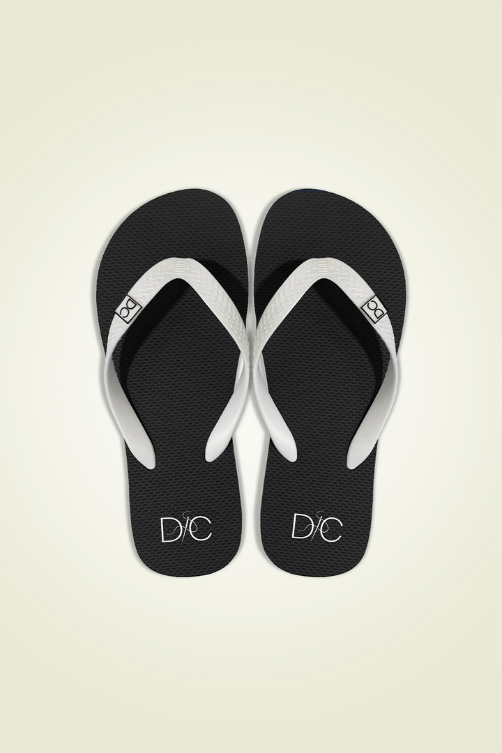 Divinely Crafted Men Flip Flops Black MFF-1225-BLK - Summer Collection