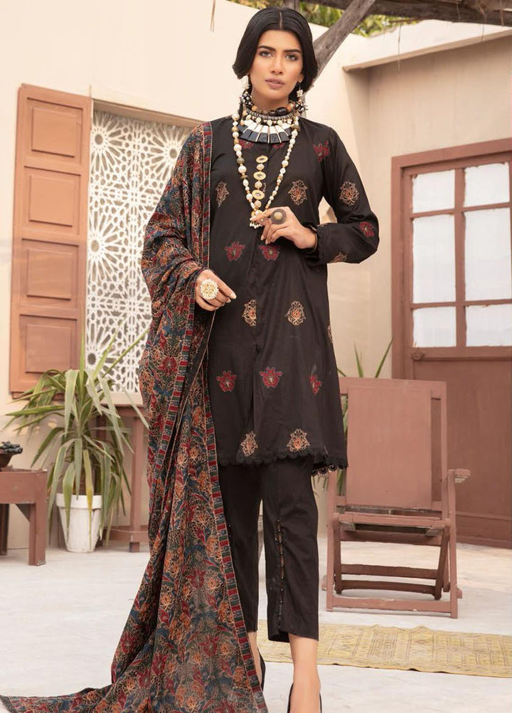 Blossom by Riaz Arts Embroidered Lawn Suits Unstitched 3 Piece RA21BE BL-01 - Summer Collection