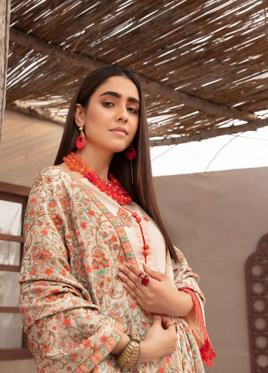 Blossom by Riaz Arts Embroidered Lawn Suits Unstitched 3 Piece RA21BE BL-11 - Summer Collection