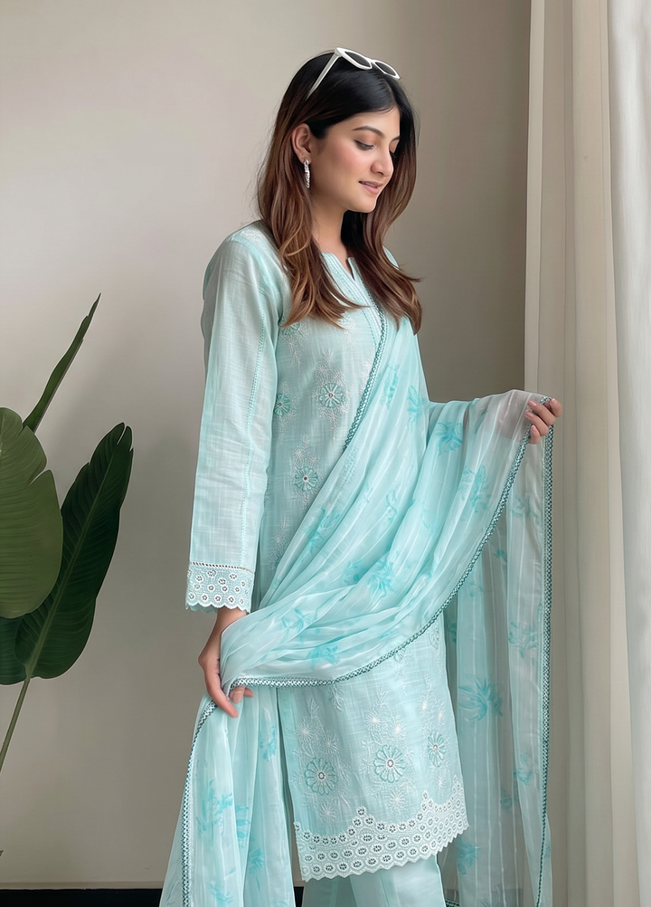 Dynasty by HZ Textiles Unstitched Embroidered Lawn 3 Piece Suit DEC - 07 Summer Collection