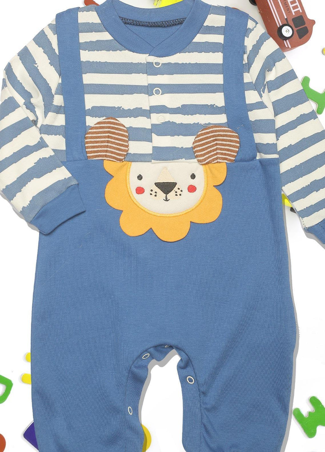 Sanaulla Exclusive Range   Boys Rompers -  332282 Blue