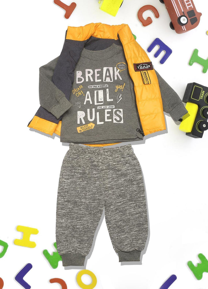 Sanaulla Exclusive Range  Fancy Boys Suits -  334012 Yellow