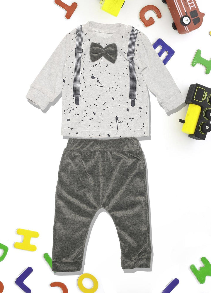 Sanaulla Exclusive Range  Fancy Boys Suits -  339607 Grey