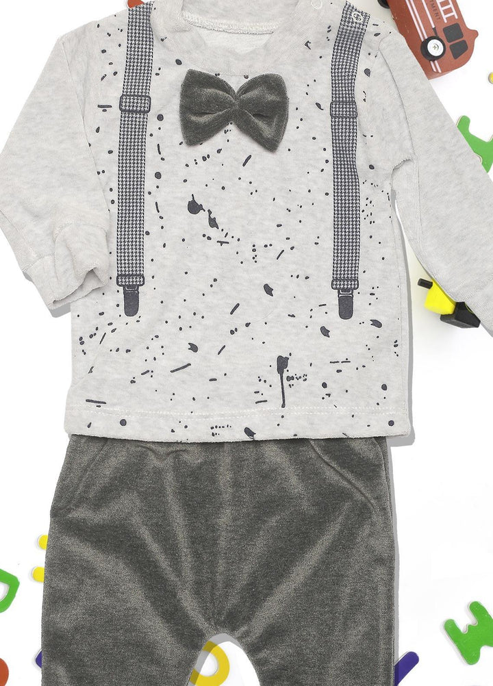 Sanaulla Exclusive Range  Fancy Boys Suits -  339607 Grey
