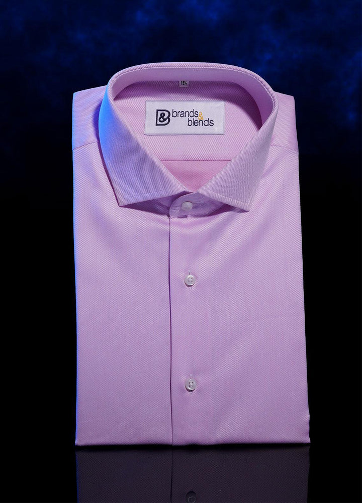 Brands & Blends Cotton Formal Shirts for Men -  Purple7