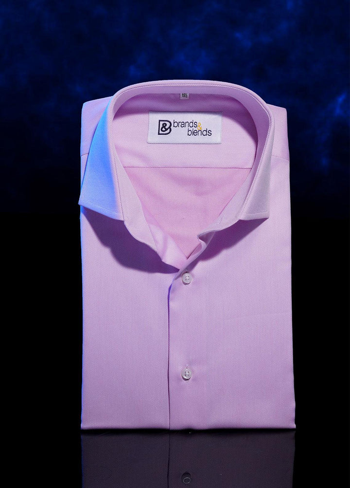 Brands & Blends Cotton Formal Shirts for Men -  Purple7