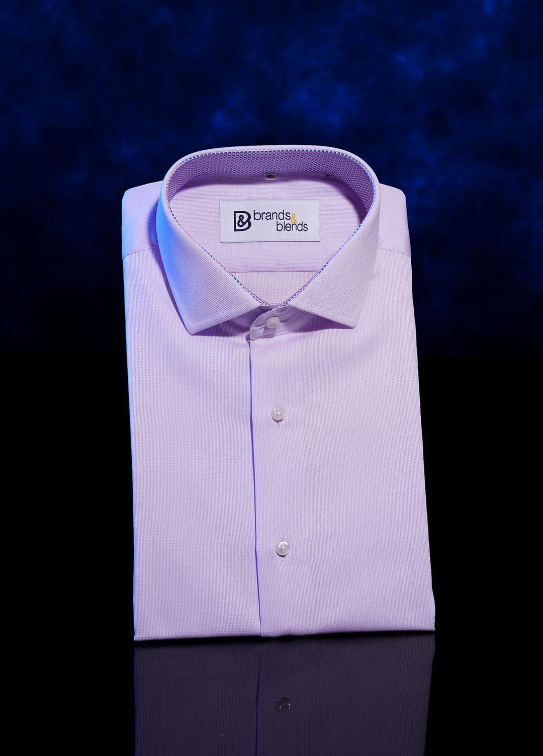 Brands & Blends Cotton Formal Shirts for Men -  Purple8