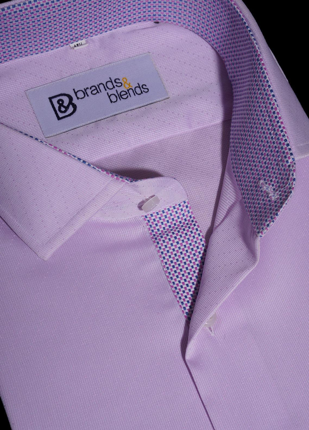 Brands & Blends Cotton Formal Shirts for Men -  Purple8