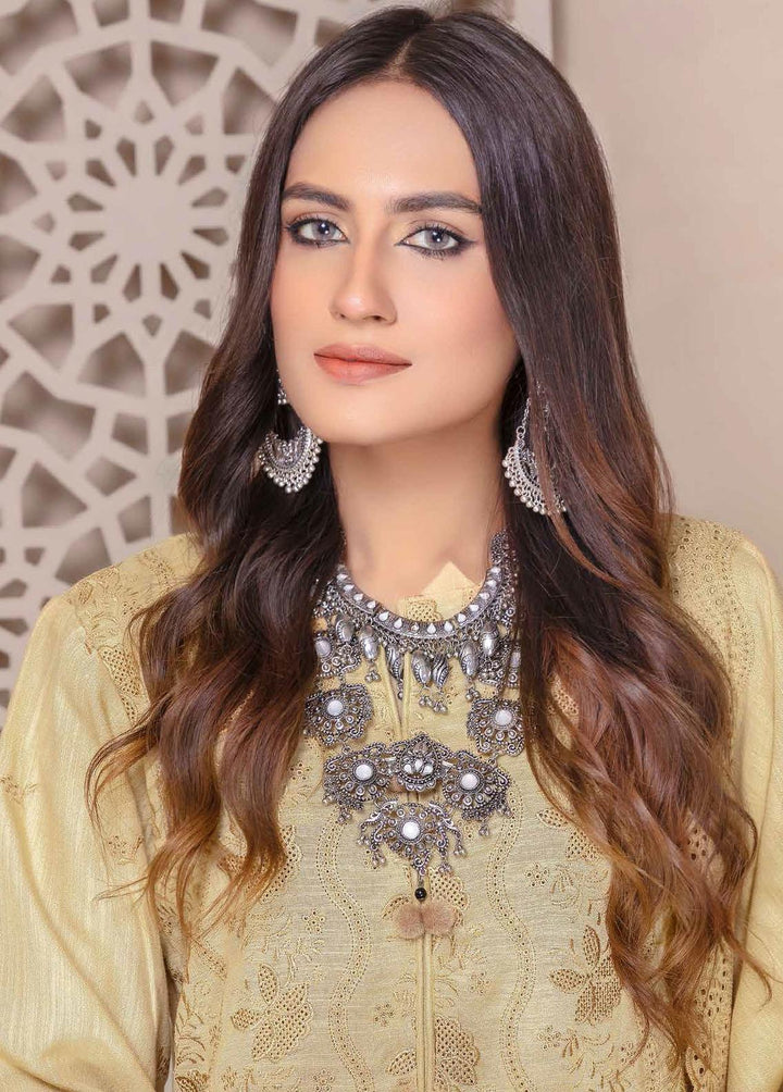 Breeze By Aalaya Embroidered Slub Suits Unstitched 3 Piece ALY22BS DE-04 - Winter Collection