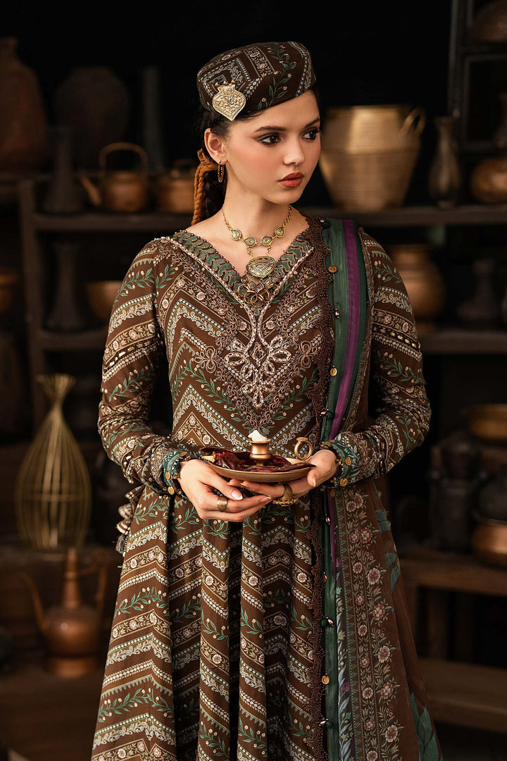 M Prints by Maria B Unstitched Printed Cambric 3 Piece Suit MB26UPC 7A - Casual Collection