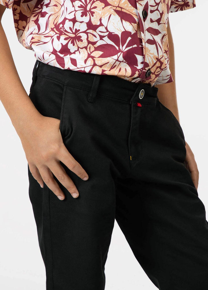 Brumano Cotton  Chino for Kids -  Black Casual Chino