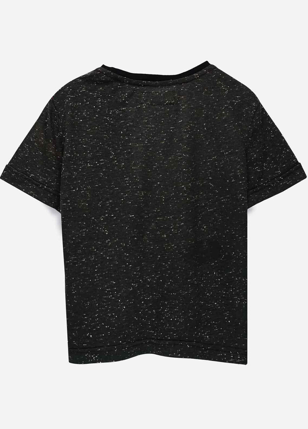Brumano Cotton Casual Boys T-Shirts -  BRM21JS Charcoal Neppy