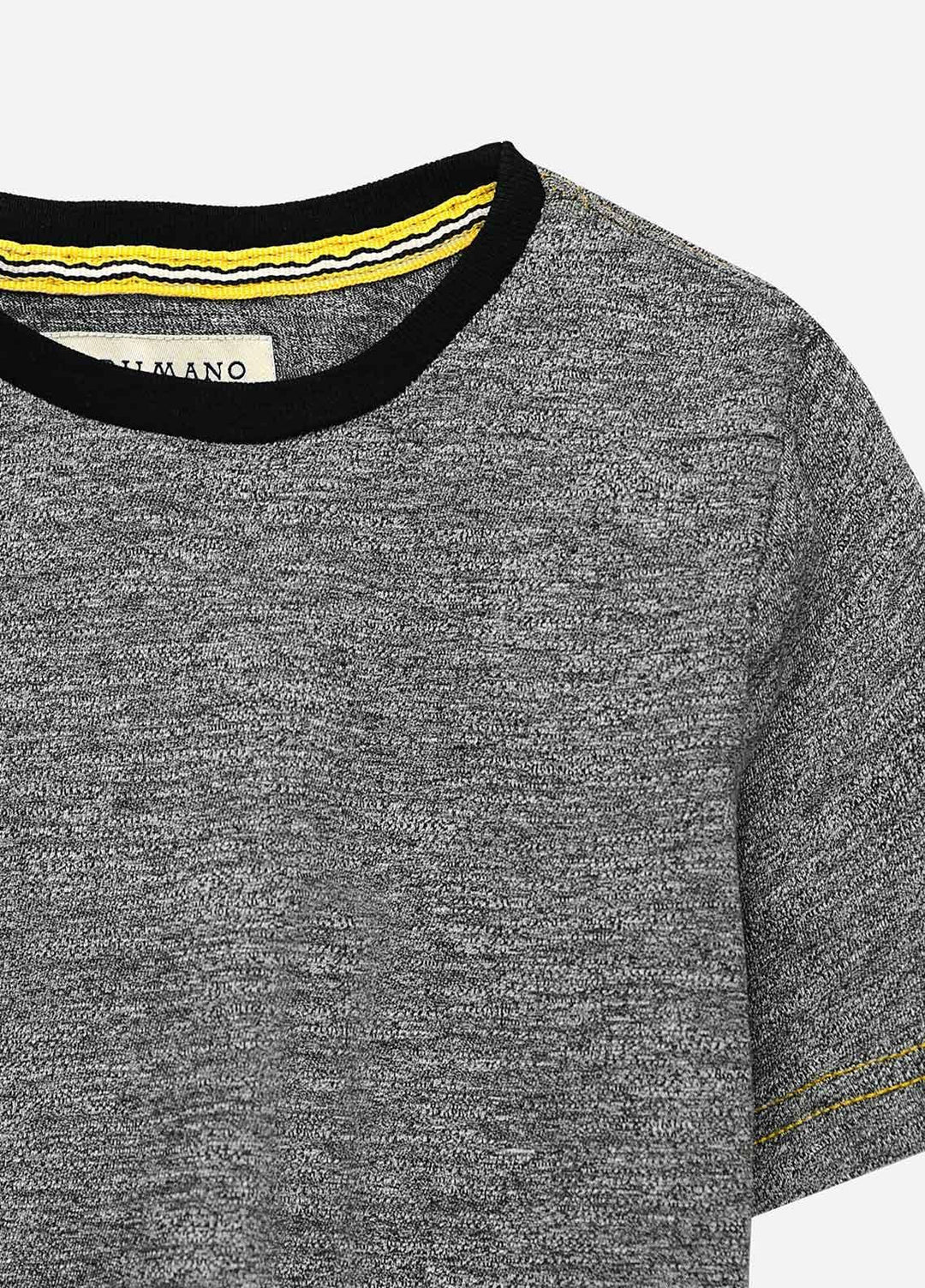 Brumano Cotton Casual T-Shirts for Boys -  BRM21JS Grey Short Sleeves Marl
