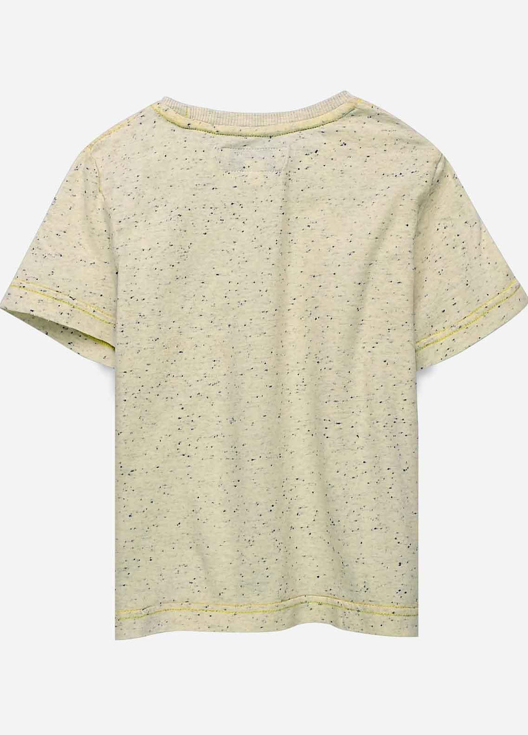 Brumano Cotton Casual Boys T-Shirts -  BRM21JS Off White Neppy Blue Pocket