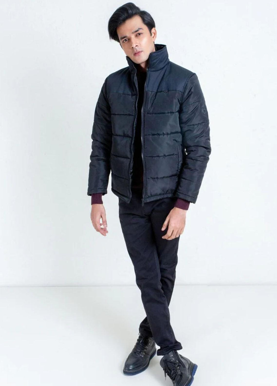 Brumano   Jackets for Men -  JKT-1050 Black Puffer