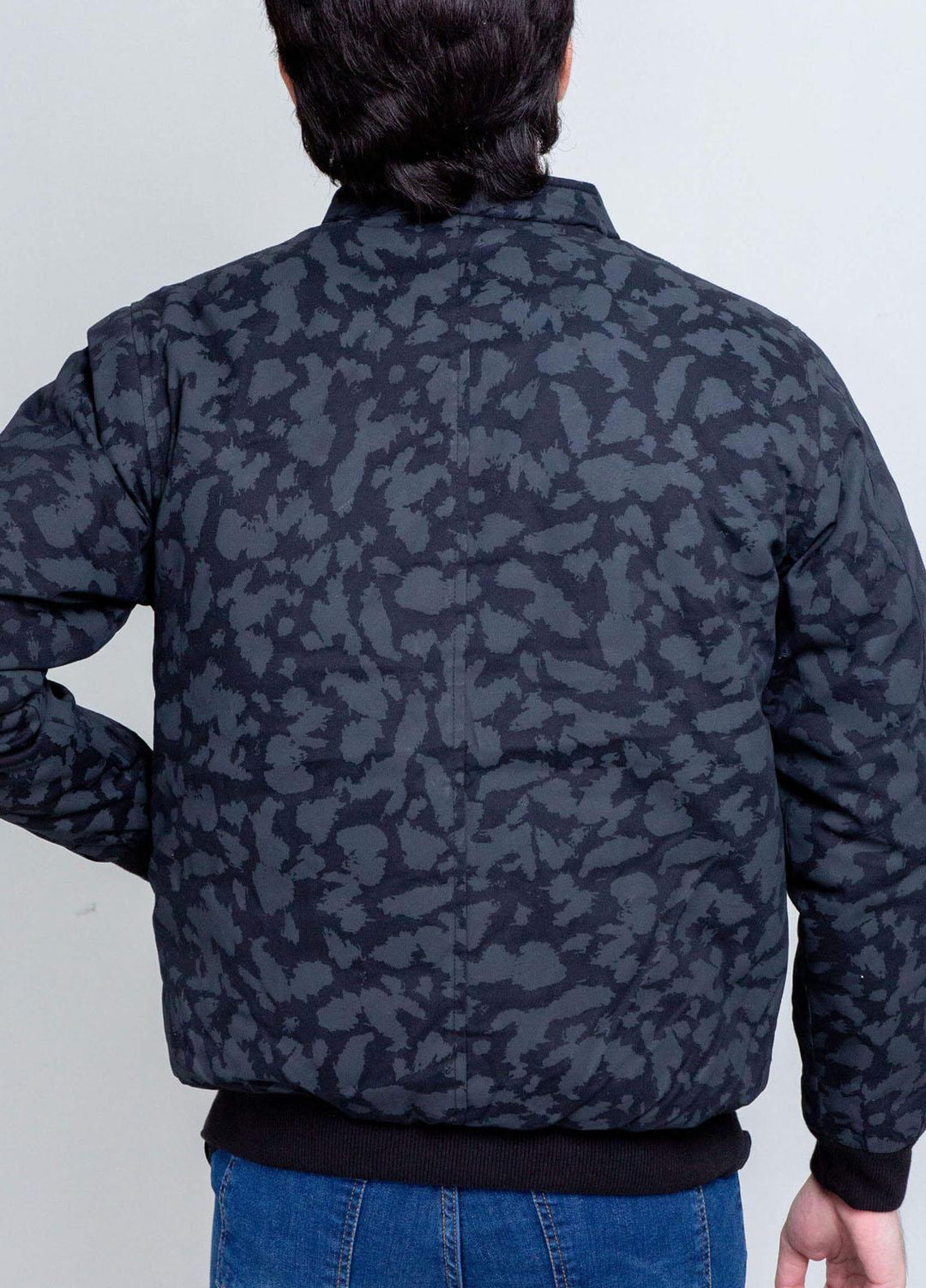 Brumano   Jackets for Men -  JKT-1284 Black Camouflage Quilted
