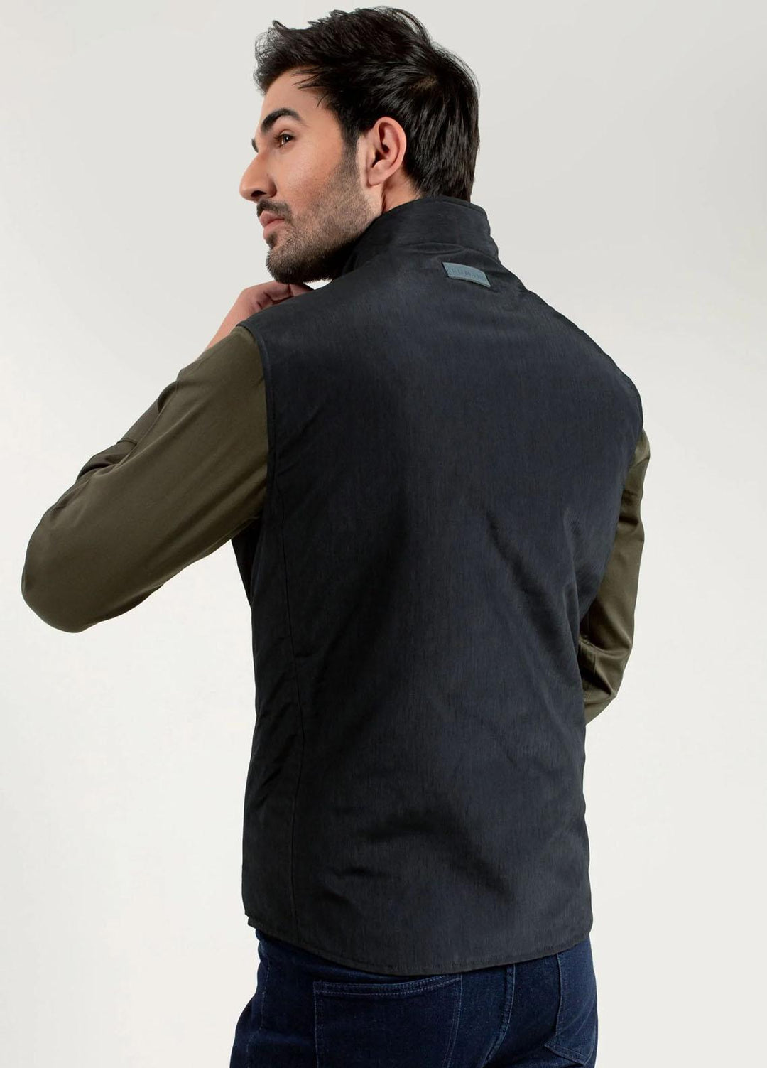 Brumano   Jackets for Men -  BRM-1018 Black Sleeveless