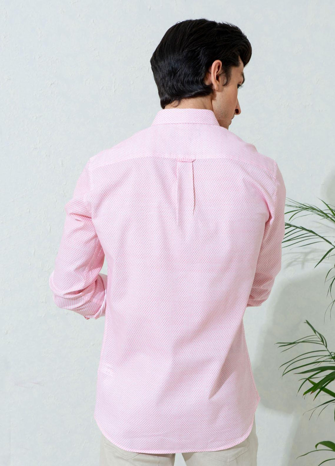 Brumano Cotton Casual Men Shirts -  Pink Floral Printed