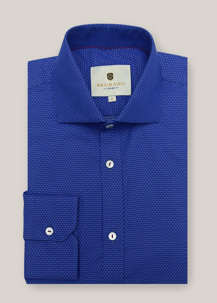 Brumano Cotton Casual Shirts for Men -  1298 Navy Blue