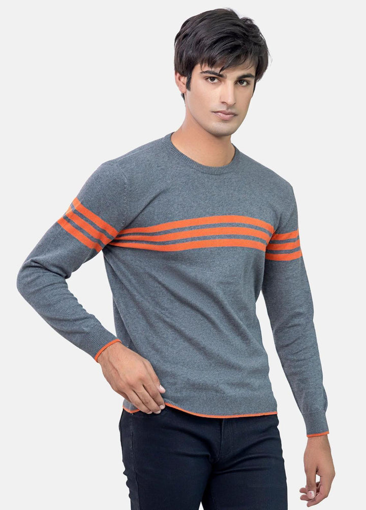 Brumano   Sweaters for Men -  CN-156 Grey