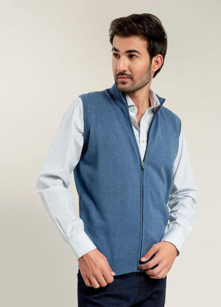 Brumano   Sweaters for Men -  SZ-058 Blue