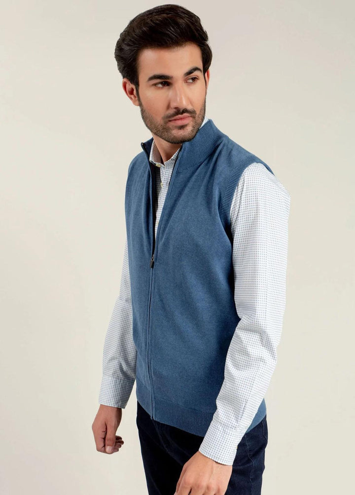 Brumano   Sweaters for Men -  SZ-058 Blue