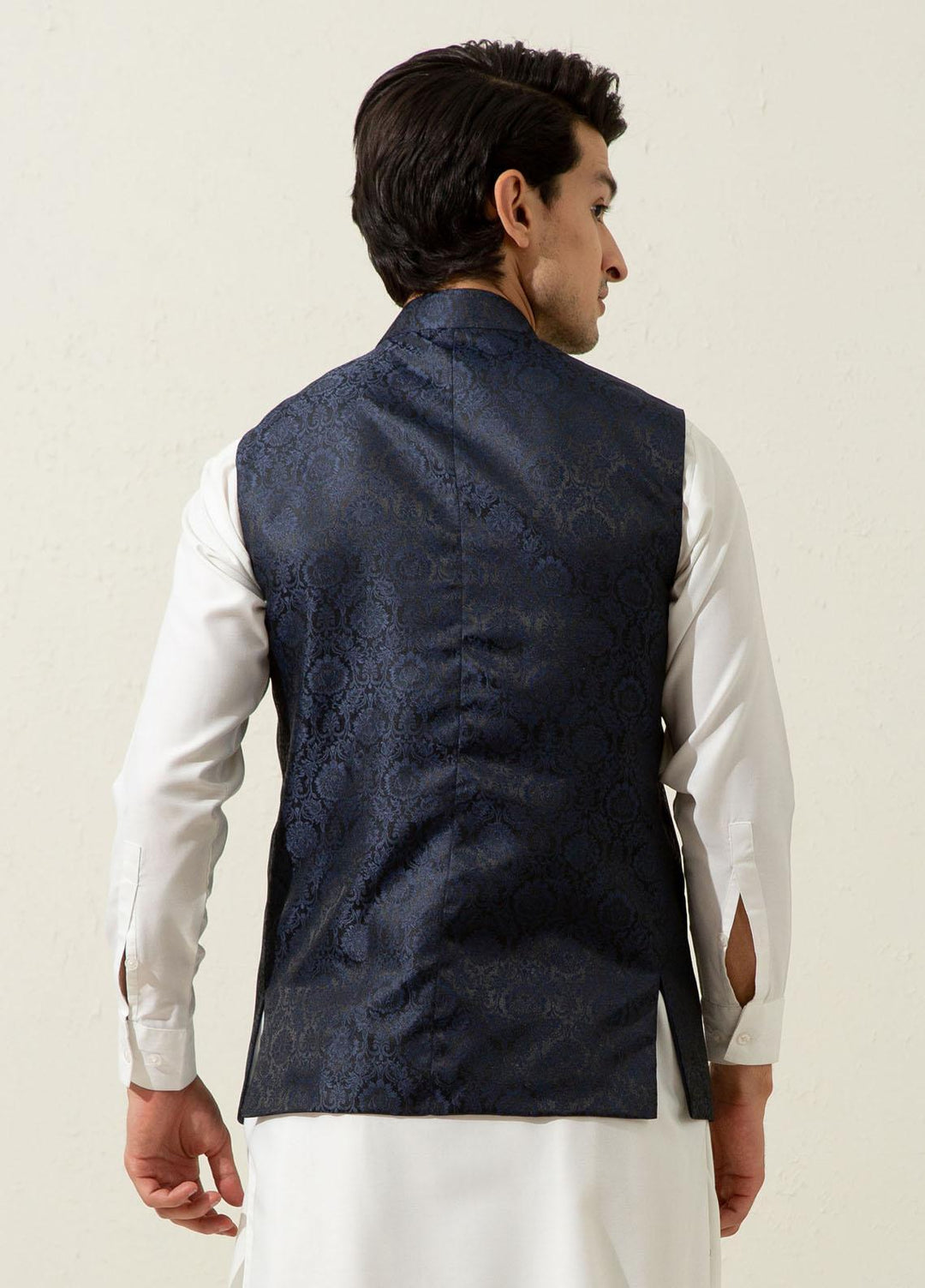 Brumano Polyester Luxury Men Waistcoat - Blue BRM-1341