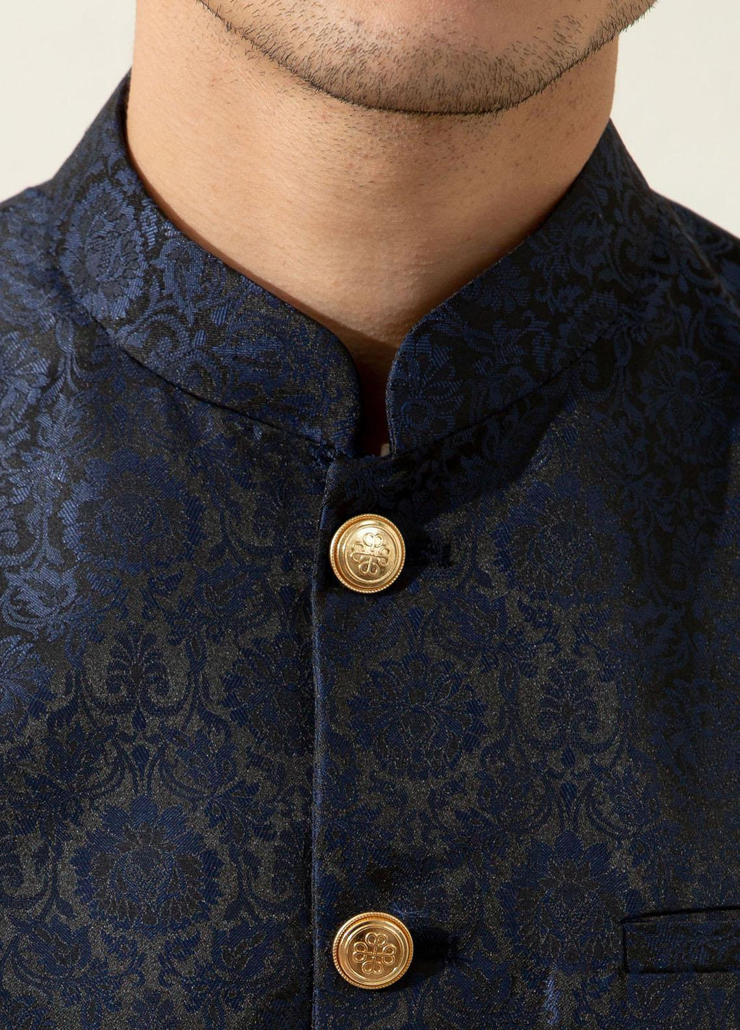 Brumano Polyester Luxury Men Waistcoat - Blue BRM-1341