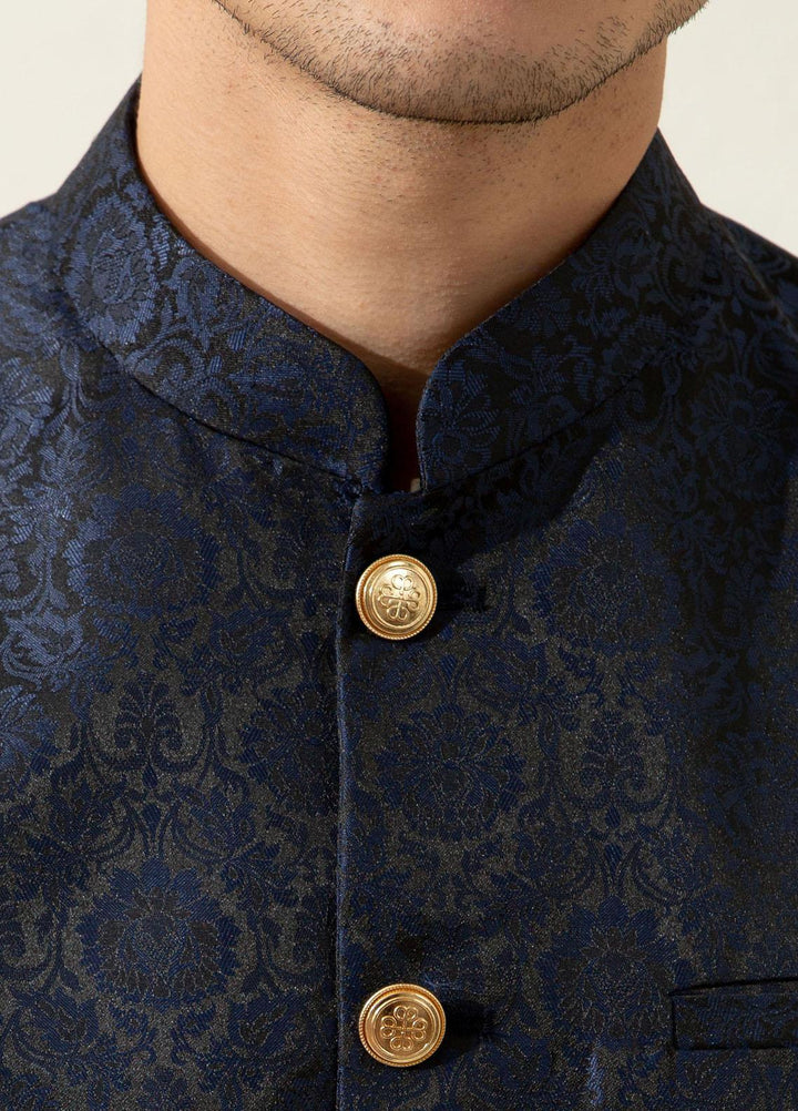 Brumano Polyester Luxury Men Waistcoat - Blue BRM-1341