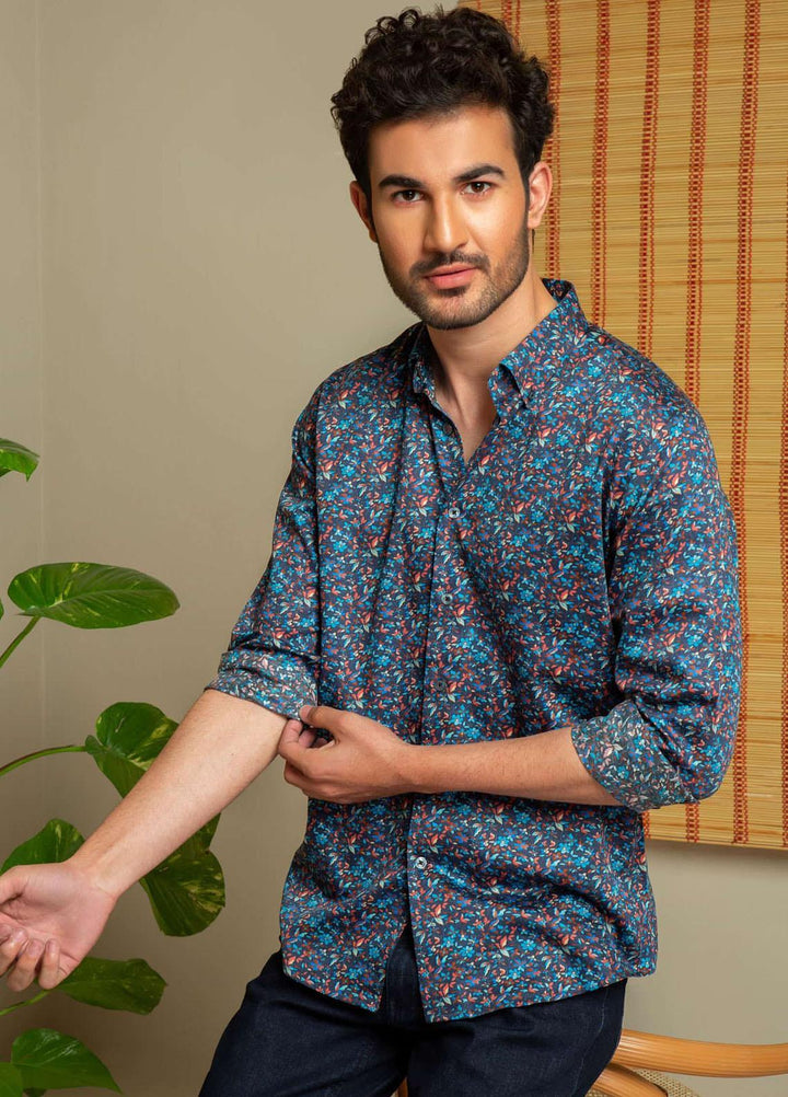 Brumano Cotton Casual Men Shirts -  BM21SH Brown Dobby Mercerized Polo