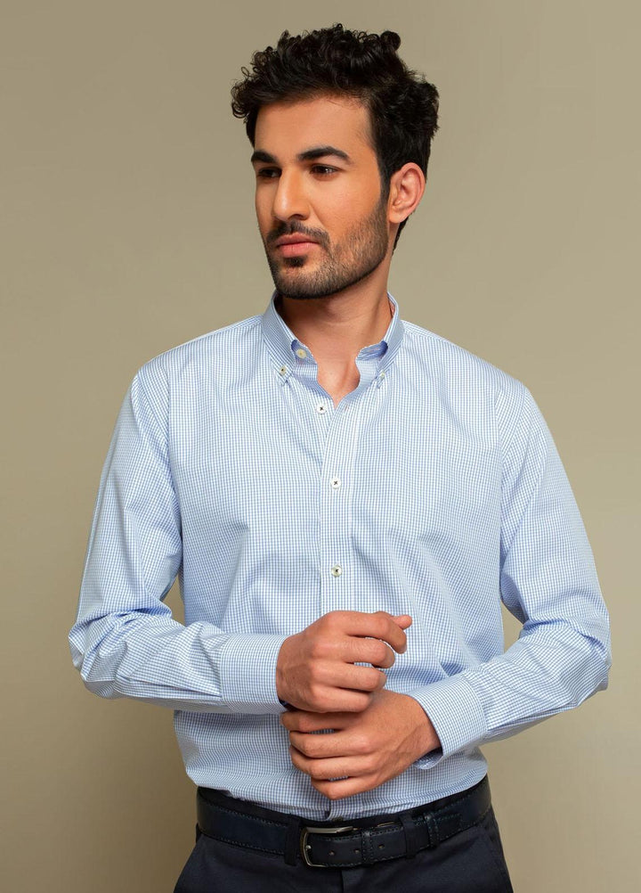 Brumano Cotton Casual Shirts for Men -  BM21SH Navy Blue Textured Polo