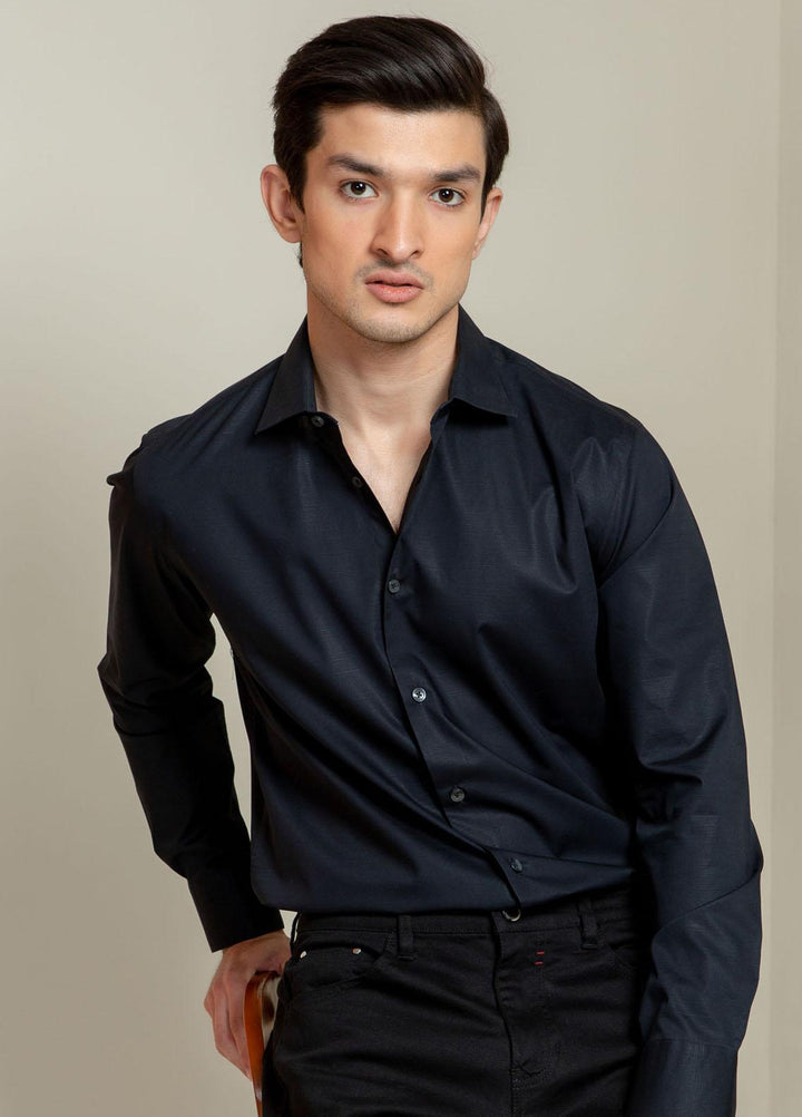 Brumano Cotton Full Sleeves Casual Shirts for Men -  BM21SH Dark Navy Blue