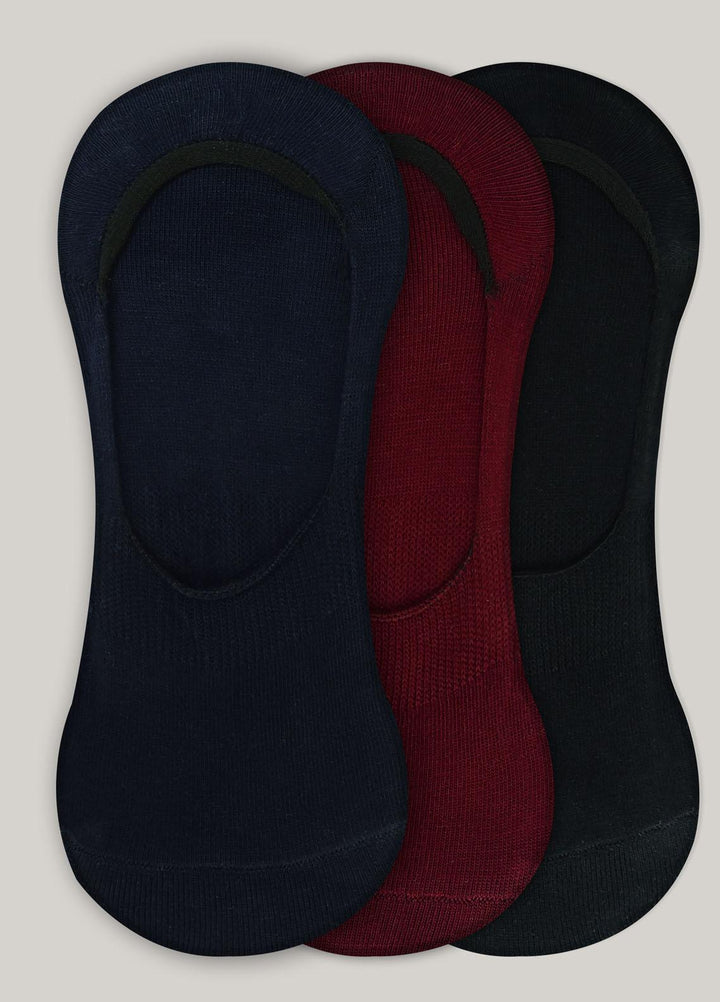 Brumano Cotton Pack Of 3 No-Show Socks SKS-401