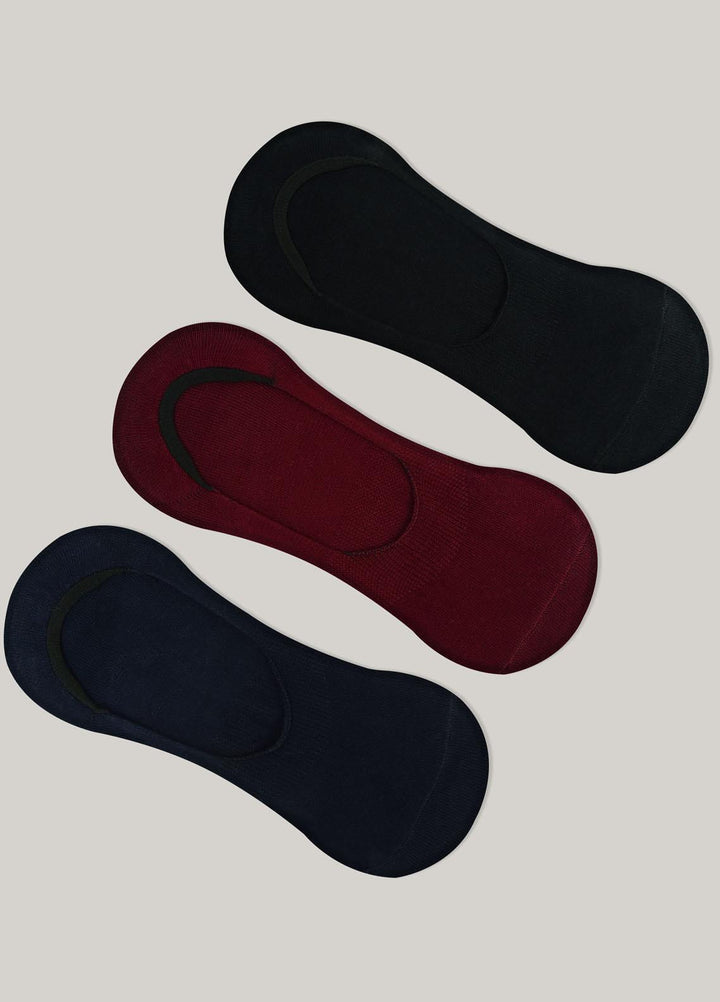 Brumano Cotton Pack Of 3 No-Show Socks SKS-401