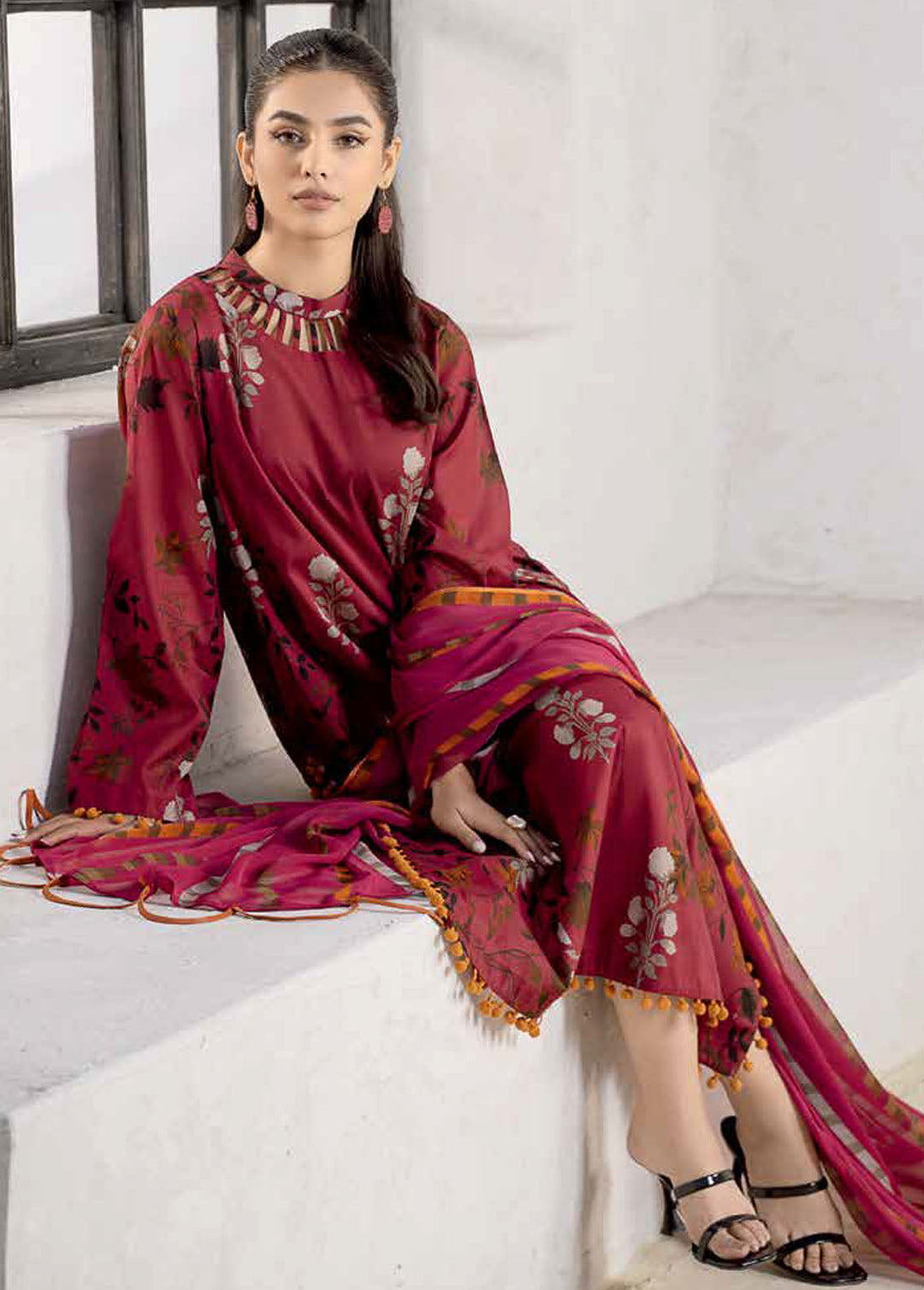 C-Prints By Charizma Printed Lawn Suits Unstitched 3 Piece CRZ24CP CP4 14 - Spring Summer Collection