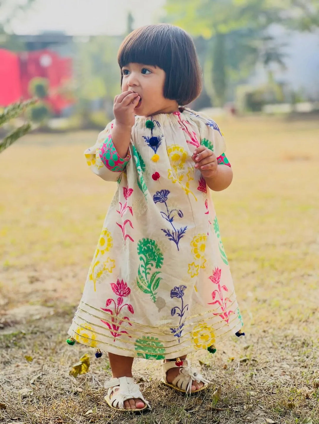 Urban Cut Girls RTW Embroidered Cotton 1 Piece Suit C-K0010 Casual Collection