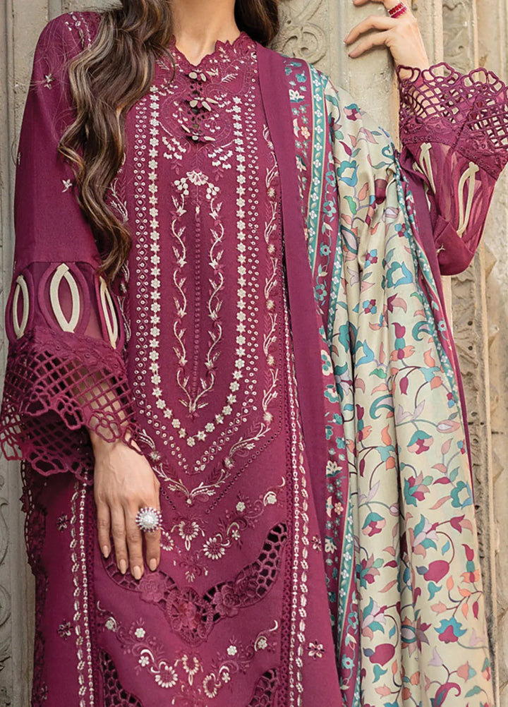 Carnation By Rang Rasiya Embroidered Karandi Suit Unstitched 3 Piece RR24CE D-04 Abigail - Winter Collection