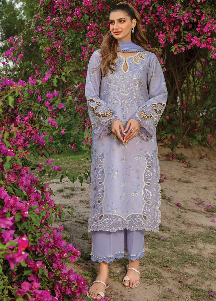 Carnation By Rang Rasiya Embroidered Lawn Suit Unstitched 3 Piece RR24CF D-03 Eva - Summer Collection